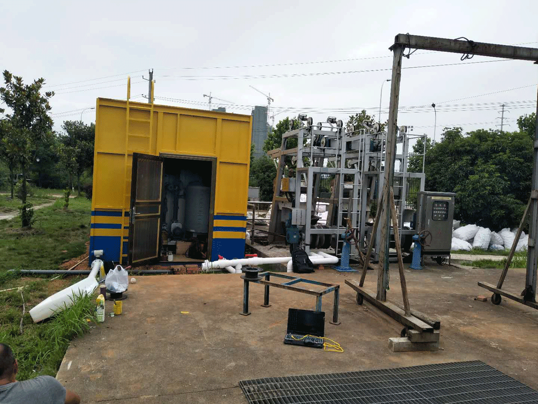 項目改造施工現場